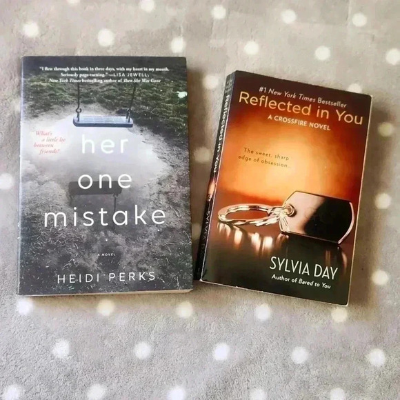 Two book bundle -  Her Mistake Heidi Perks & Reflected In You Sylvia Day - Picture 1 of 8